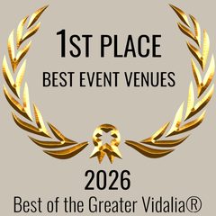 1st Place, Best Event Venues 2026, Best of the Greater Vidalia
